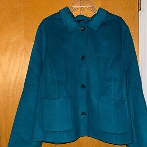 Sale Teal jacket from Talbots. Size 20.Perfect condition.Extra button included.